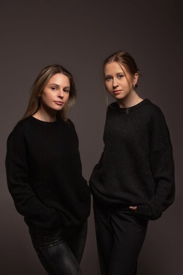 Grafitowy sweter wełniany SOFT MERINO
