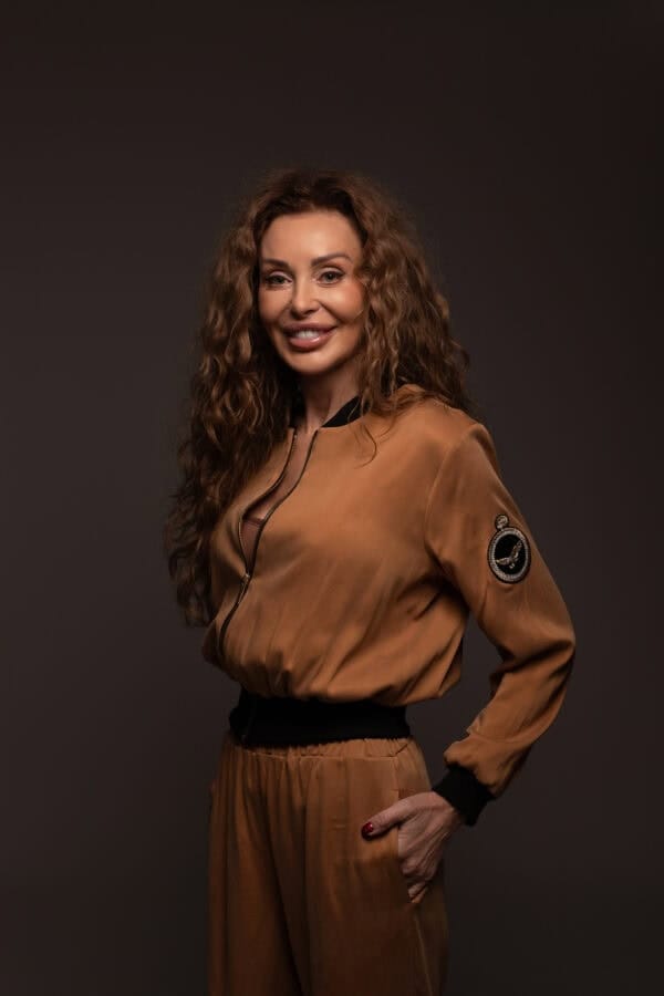 Bluza dresowa bomber METROPOLITAN karmelowa