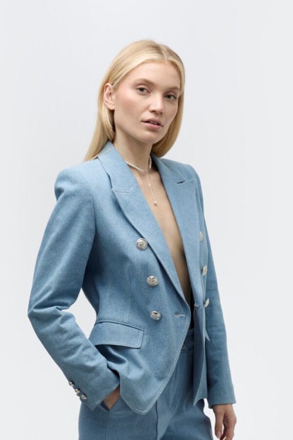 Lazurowa Marynarka AZURE ELEGANCE